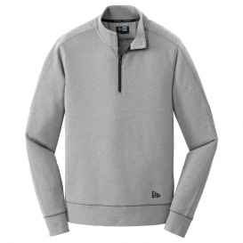 New Era NEA512 Tri-Blend Fleece 1/4-Zip Pullover - Shadow Grey Heather