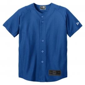 New Era YNEA220 Youth Diamond Era Full-Button Jersey - Royal