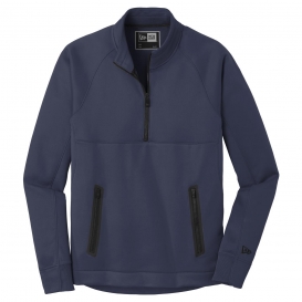 New Era NEA523 Venue Fleece 1/4-Zip Pullover - True Navy