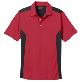 Nike 632418 Dri-FIT Engineered Mesh Polo - Gym Red/Black