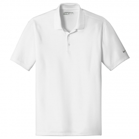 Nike 838956 Dri-FIT Players Polo with Flat Knit Collar - White