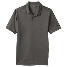 Nike NKAA1849 Dri-FIT Edge Tipped Polo - Anthracite/Black