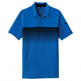 Nike NKAA1855 Dri-FIT Chest Stripe Polo - Game Royal/Black