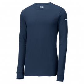 Nike NKBQ5232 Core Cotton Long Sleeve Tee - College Navy