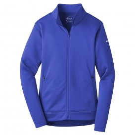 Nike NKAH6260 Ladies Therma-FIT Full-Zip Fleece - Game Royal