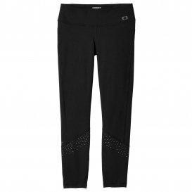 OGIO Endurance LOE402 Ladies Laser Tech Leggings - Blacktop