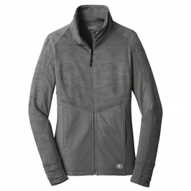 OGIO Endurance LOE702 Ladies Sonar Full-Zip Jacket - Track Grey Heather