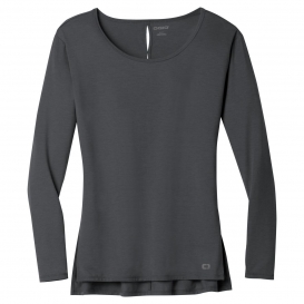 OGIO LOG802 Ladies Luuma Long Sleeve Tunic - Diesel Grey