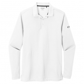 OGIO OG105 Caliber 2.0 Long Sleeve Polo - Bright White