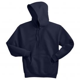 Hanes P170 EcoSmart Pullover Hooded Sweatshirt - Navy | Full Source