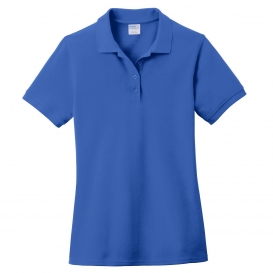 Port & Company LKP1500 Ladies Combed Ring Spun Pique Polo - Royal