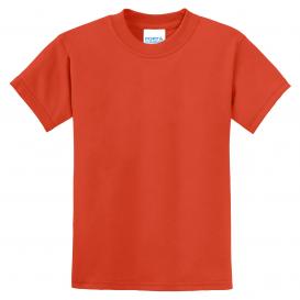 Port & Company PC55Y Youth Core Blend Tee - Orange