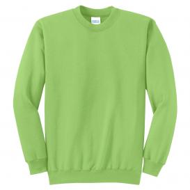 Port & Company PC78 Core Fleece Crewneck Sweatshirt - Lime