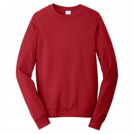 Port & Company PC850 Fan Favorite Fleece Crewneck Sweatshirt - Team Cardinal