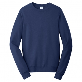 Port & Company PC850 Fan Favorite Fleece Crewneck Sweatshirt - Team Navy