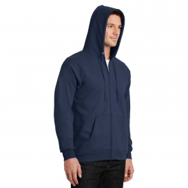 Port & Company PC90ZHT Tall Essential Fleece Full-Zip Hooded Sweatshirt ...