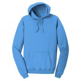 Port & Company PC098H Beach Wash Garment-Dyed Pullover Hooded Sweatshirt - Blue Moon