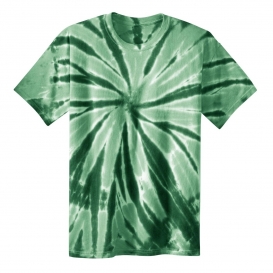 Port & Company PC147Y Youth Tie-Dye Tee - Forest Green