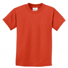 Port & Company PC61Y Youth Essential T-Shirt - Orange
