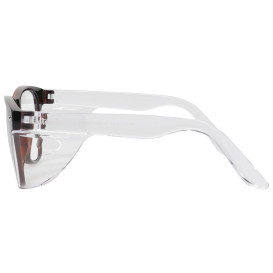 Bouton 250-170-8122 Commuter Bifocal Auto Focus Readers Safety Glasses - Tortoise Shell Frame - Clear Anti-fog Lens