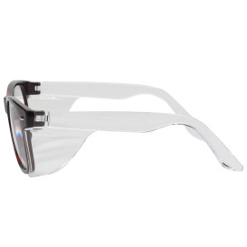 Bouton 250-170-8123 Commuter Auto Focus Readers Safety Glasses - Tortoise Shell Frame - Clear Anti-fog Lens