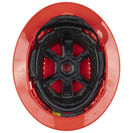 PIP 280-HP1491R-FB Traverse ANSI Type II Full Brim Safety Helmet - Red