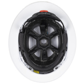 PIP 280-HP1491R-FB Traverse ANSI Type II Full Brim Safety Helmet - White Carbon