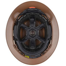 PIP 280-HP1491R-FB Traverse ANSI Type II Full Brim Safety Helmet - Brown Carbon
