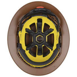 PIP 280-HP1491RM-FB Traverse ANSI Type II Full Brim Safety Helmet with Mips - Brown Carbon