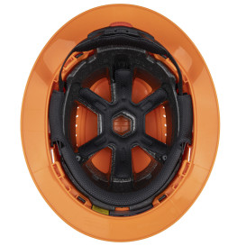PIP 280-HP1491RV-FB Traverse ANSI Type II Full Brim Vented Safety Helmet - Orange