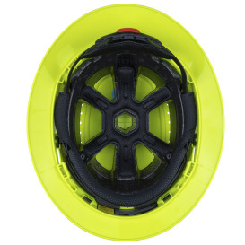 PIP 280-HP1491RV-FB Traverse ANSI Type II Full Brim Vented Safety Helmet - Hi-Vis Yellow