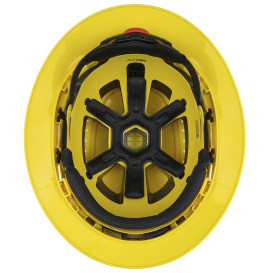 PIP 280-HP1491RVM-FB Traverse ANSI Type II Vented Full Brim Safety Helmet with Mips - Yellow