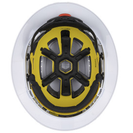 PIP 280-HP1491RVM-FB Traverse ANSI Type II Vented Full Brim Safety Helmet with Mips - White Carbon