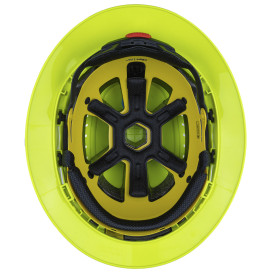 PIP 280-HP1491RVM-FB Traverse ANSI Type II Vented Full Brim Safety Helmet with Mips - Hi-Vis Yellow