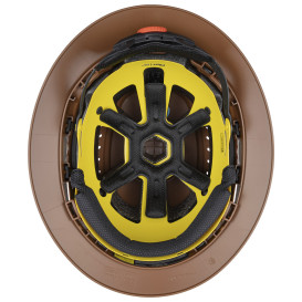 PIP 280-HP1491RVM-FB Traverse ANSI Type II Vented Full Brim Safety Helmet with Mips - Brown Carbon