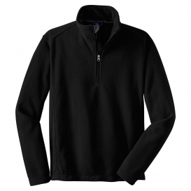 Port Authority F218 Value Fleece 1/4-Zip Pullover - Black | Full Source