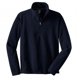 Port Authority F218 Value Fleece 1/4-Zip Pullover - True Navy | Full Source