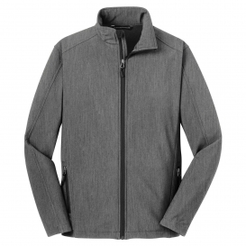 Port Authority J317 Core Soft Shell Jacket - Pearl Grey Heather | Full ...