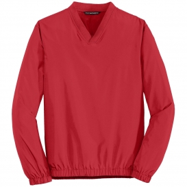Port Authority J342 Zephyr V-Neck Pullover - Rich Red