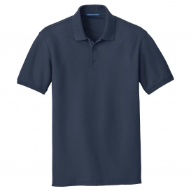 Port Authority K100 Core Classic Pique Polo - River Blue Navy | Full Source
