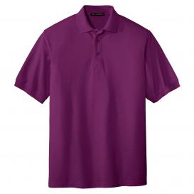 Port Authority K500 Silk Touch Polo - Deep Berry | Full Source