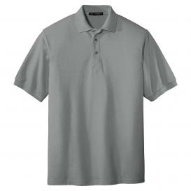 Port Authority K500ES Extended Size Silk Touch Polo - Cool Grey