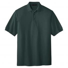 Port Authority K500ES Extended Size Silk Touch Polo - Dark Green
