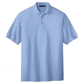 Port Authority K500ES Extended Size Silk Touch Polo - Light Blue