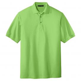 Port Authority K500ES Extended Size Silk Touch Polo - Lime