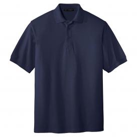 Port Authority K500ES Extended Size Silk Touch Polo - Navy