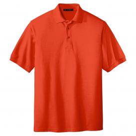 Port Authority K500ES Extended Size Silk Touch Polo - Orange