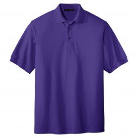 Port Authority K500ES Extended Size Silk Touch Polo - Purple