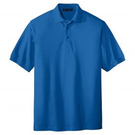 Port Authority K500ES Extended Size Silk Touch Polo - Strong Blue