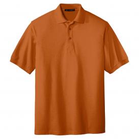 Port Authority K500ES Extended Size Silk Touch Polo - Texas Orange